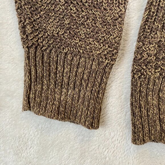 Redhead Mens Henley Sweater XL Cotton/Acrylic Blend Brown Textured Knit - Picture 10 of 12